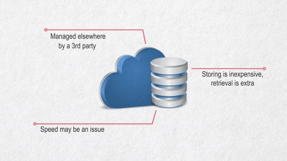 Cloud storage considerations