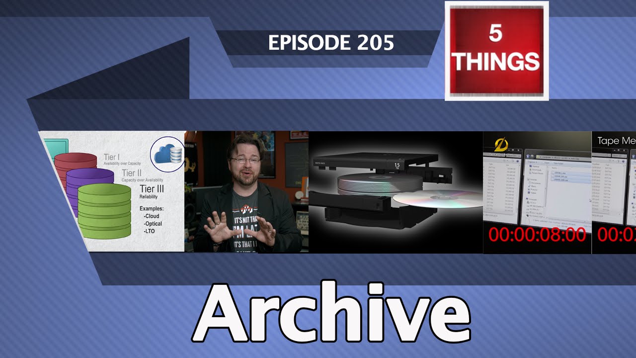 5 THINGS: on Archive Thumbnail